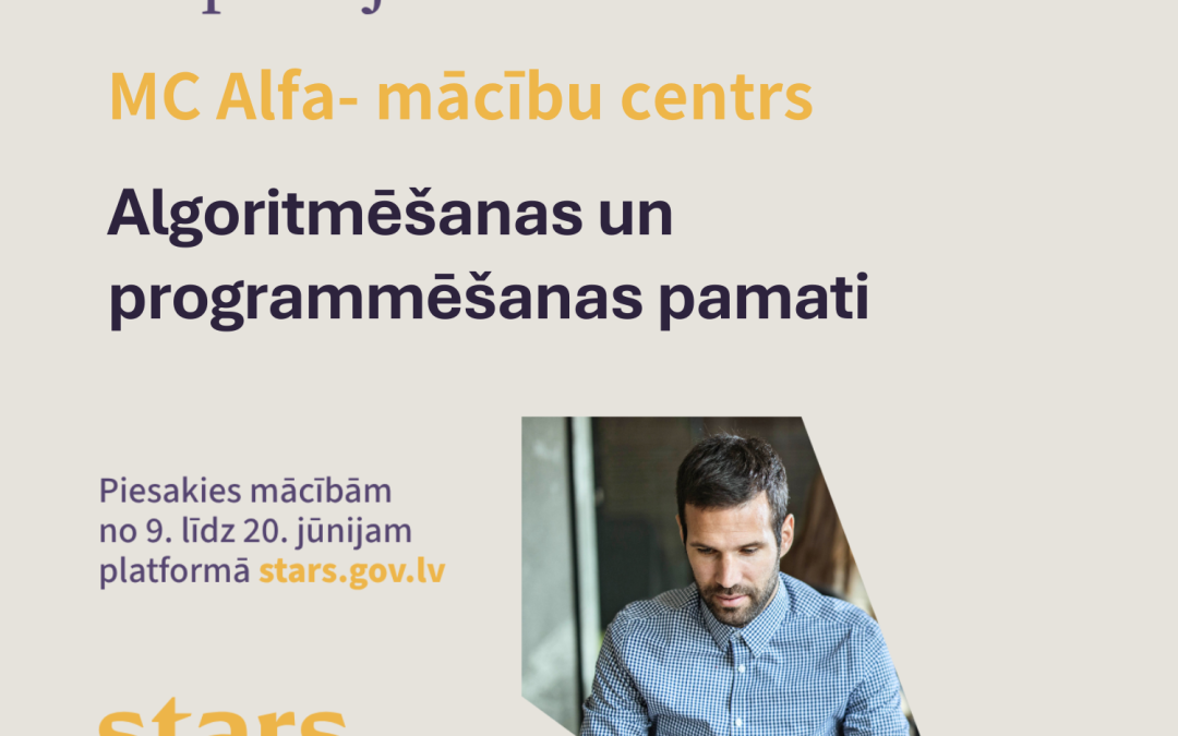 Ievads programmēšanā “Algoritmēšanas un programmēšanas pamati” bezmaksas kursi