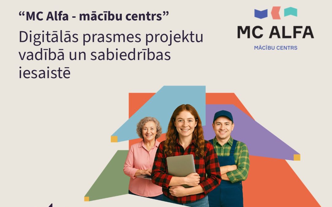 Digitālās prasmes projektu vadībā un sabiedrības iesaistē